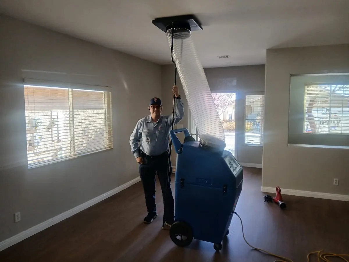 Professional Dryer Vent Cleaning work inside a St. Andrews home